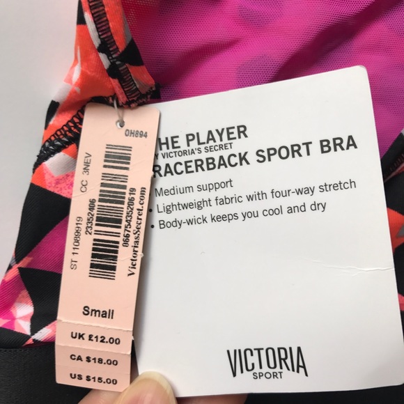 The player/ Victoria's Secret racerback sports bra - Picture 5 of 8